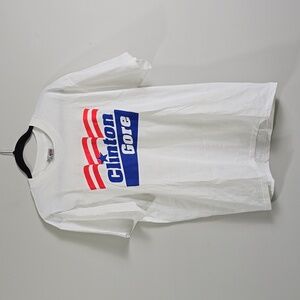 Vintage 90's Clinton Gore presidential election tee